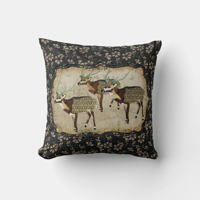 as Deer MoJo Pillow Kussen (Voorkant)