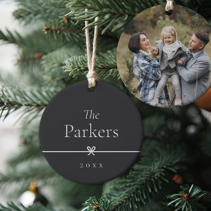 As   Eenvoudige minimale boog foto Keramisch Ornament