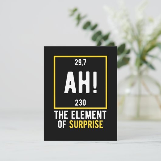 As Element of Surprise Save The Date (Staand voorkant)