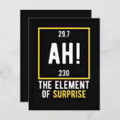 As Element of Surprise Save The Date (Voorkant / Achterkant)