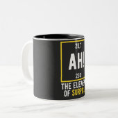 As Element of Surprise Tweekleurige Koffiemok (Voorkant links)