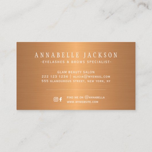 as en bouillon, van glansglas visitekaartje (Achterkant)