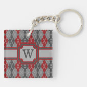 As en Gloeiende Resten Argyle Acryl Sleutelhanger (Achterkant)
