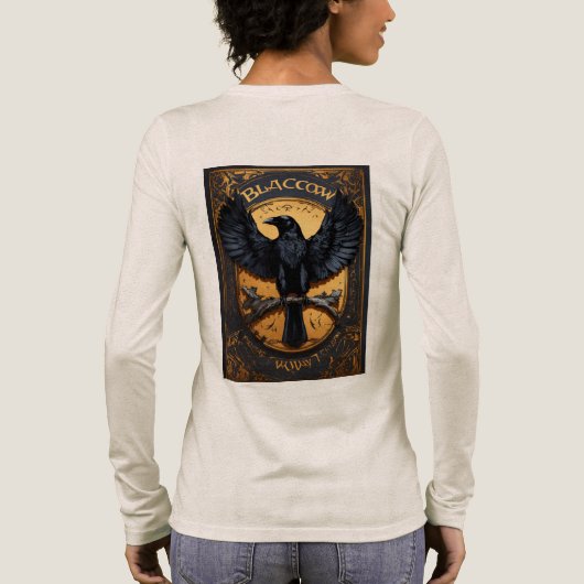 As en snavel Tri-Blend shirt (Achterkant)