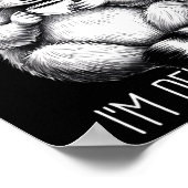 As Far As I Know I'm Delightful Raccoon  Poster (Hoek)