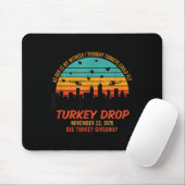 As God Is My Witness Turkey Drop - Retro Thanksgiv Muismat (Met muis)