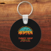 As God Is My Witness Turkey Drop - Retro Thanksgiv Sleutelhanger (Voorkant)