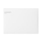 As | Het Adres van de Terugkeer van het Watermerk  (Voorkant)