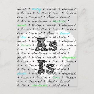 AS IS Briefkaart - Plantinski