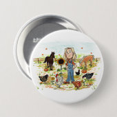 AS-MALL RONDE BUTTON 7,6 CM (Voorkant /achterkant)