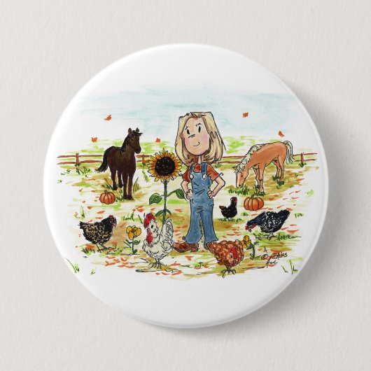 AS-MALL RONDE BUTTON 7,6 CM (Voorkant)