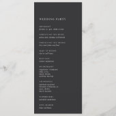 As | Manuscript Watermark Monogram Weddenschap Programmakaart (Achterkant)