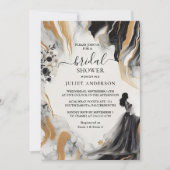 As Natural Work Stacked Stone Marble Bridal Shower Kaart (Voorkant)