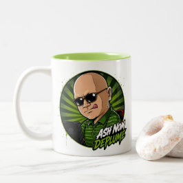 As Nom DePlume koffiemok Tweekleurige Koffiemok