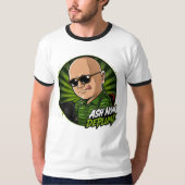 As Nom DePlume Ringer T-shirt (Voorkant)