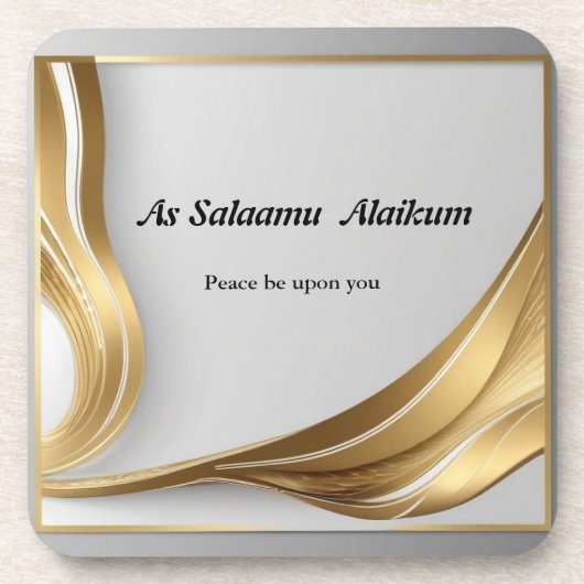 As Salaamu Alaikum Bier Onderzetter (Voorkant)