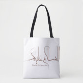 As-salamu Alaykum arabische kalligrafie, moderne i Tote Bag (Voorkant)