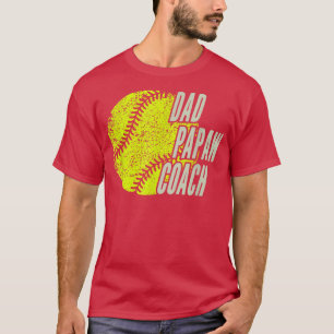 AS t - shirts Softball Papaw Coach