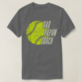 AS t - shirts Softball Papaw Coach (Design voorkant)