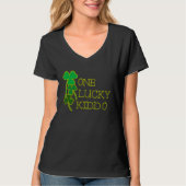 AS tees Fun One Lucky Kiddo Shamrock St Patty Patr (Voorkant)