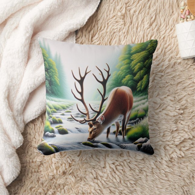 "As the deer panteth" Christelijk Kussen (Deken)