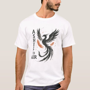 As uit de lucht stijgende Phoenix Mark T-shirt