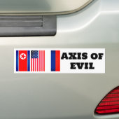 As van het kwaad in de VS Bumpersticker (Op auto)