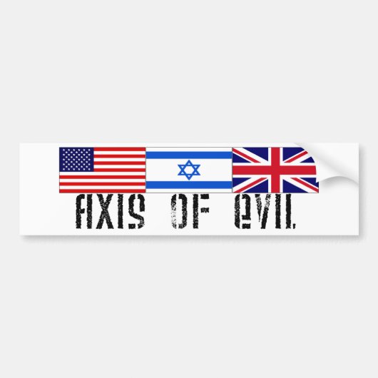 As van het Kwade bumpersticker (Voorkant)
