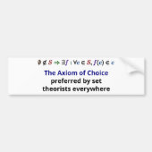 As van Keuze Bumpersticker (Voorkant)