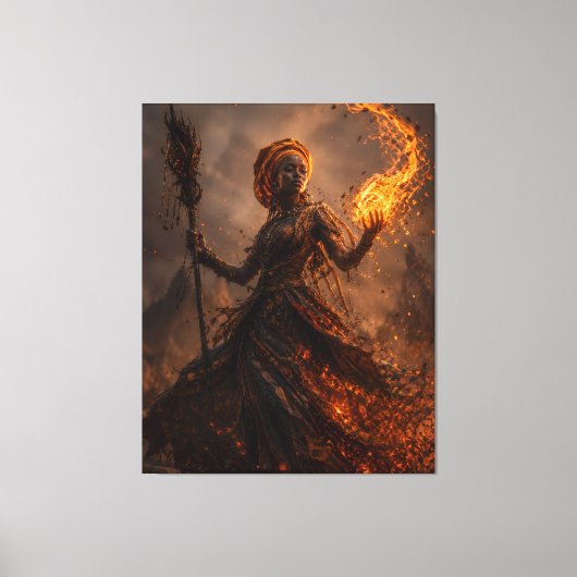 As van Zariyah Canvas Afdruk (Voorkant)