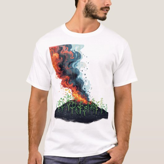As voedt de tuin t-shirt (Voorkant)