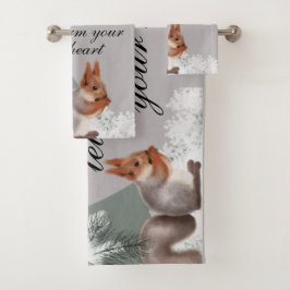 As winter weaves its snowy art, let gratitude warm bad handdoek