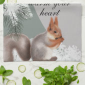 As winter weaves its snowy art, let gratitude warm theedoek (Gevouwen)