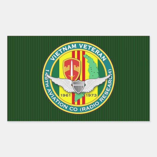 ASA 146th Avn (RR) Pilot Rechthoekige Sticker (Voorkant)