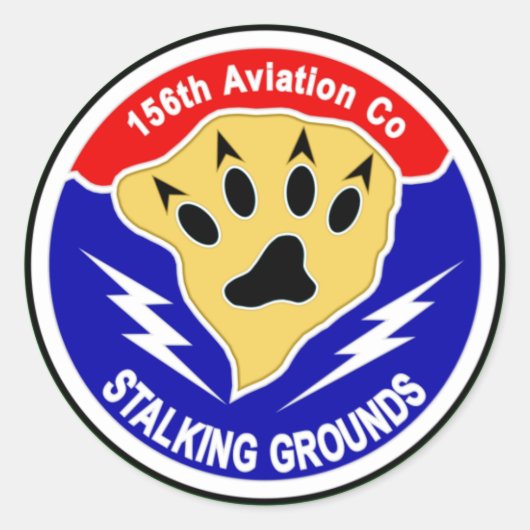 ASA 156AVN RONDE STICKER (Voorkant)