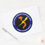 ASA 303B s Ronde Sticker (Envelop)