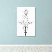 ASA CREATON CANVAS AFDRUK (Insitu (Houten vloer))