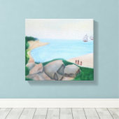 ASA CREATON Puerto Rico evil arrival Canvas Afdruk (Insitu (Houten vloer))