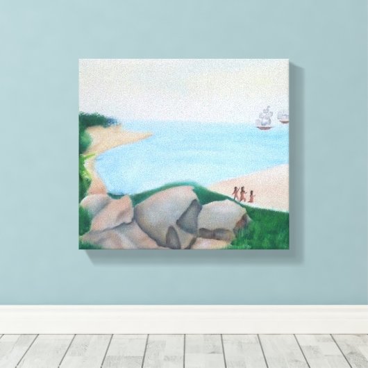 ASA CREATON Puerto Rico evil arrival Canvas Afdruk (Insitu (Houten vloer))