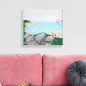 ASA CREATON Puerto Rico evil arrival Canvas Afdruk (Insitu (Woonkamer))