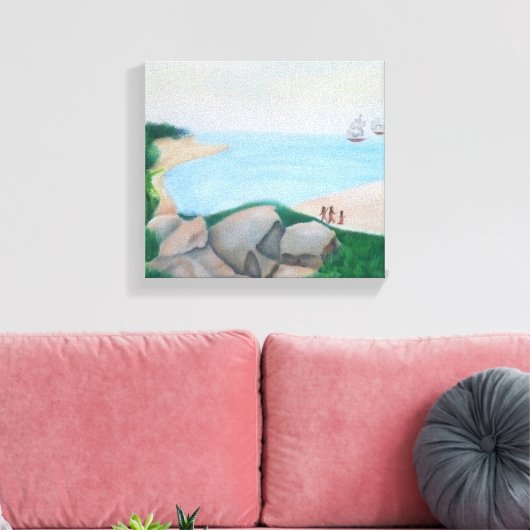 ASA CREATON Puerto Rico evil arrival Canvas Afdruk (Insitu (Woonkamer))