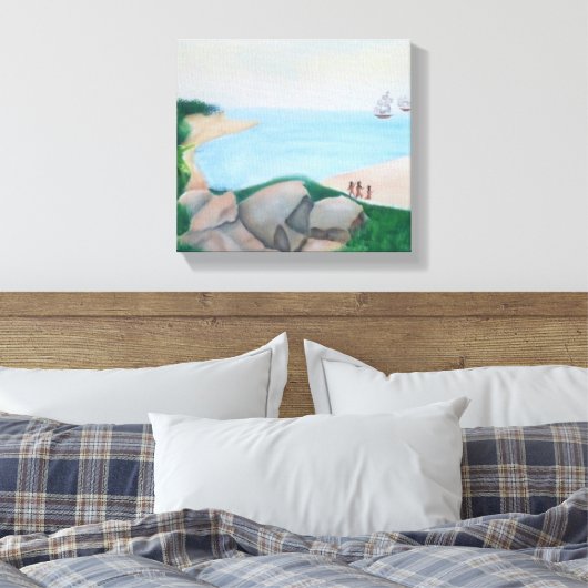 ASA CREATON Puerto Rico evil arrival Canvas Afdruk (Insitu (Slaapkamer))