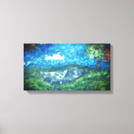 ASA CREATON water war Canvas Afdruk