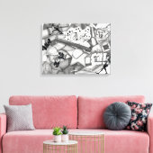 ASA CREATON West Virgina Canvas Afdruk (Insitu (Woonkamer))