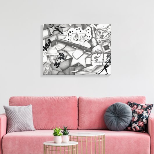 ASA CREATON West Virgina  Canvas Afdruk (Insitu (Woonkamer))