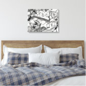 ASA CREATON West Virgina Canvas Afdruk (Insitu (Slaapkamer))