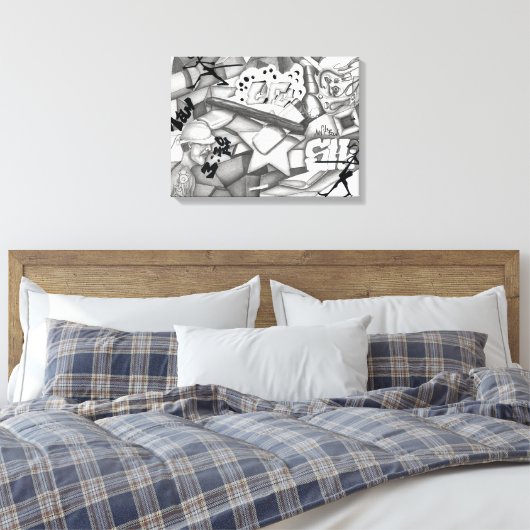 ASA CREATON West Virgina  Canvas Afdruk (Insitu (Slaapkamer))