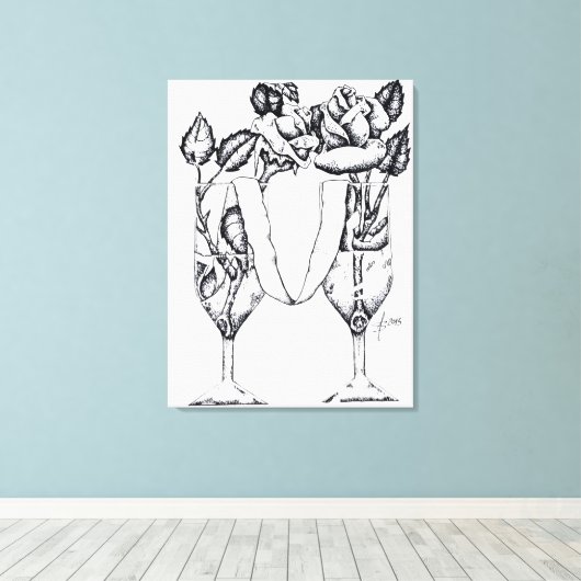 ASA CREATON West Virgina Canvas Afdruk (Insitu (Houten vloer))