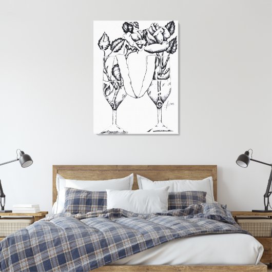 ASA CREATON West Virgina Canvas Afdruk (Insitu (Slaapkamer))