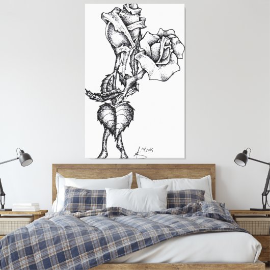 ASA CREATON West Virgina Canvas Afdruk (Insitu (Slaapkamer))